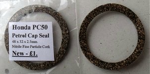 Petrol cap seals