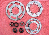 Mobylette sprockets