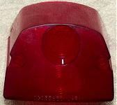 Rear lamp lens