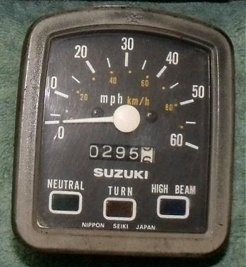 Suzuki speedometer