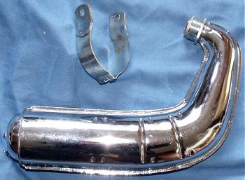 Mobylette M50V exhaust/silencer