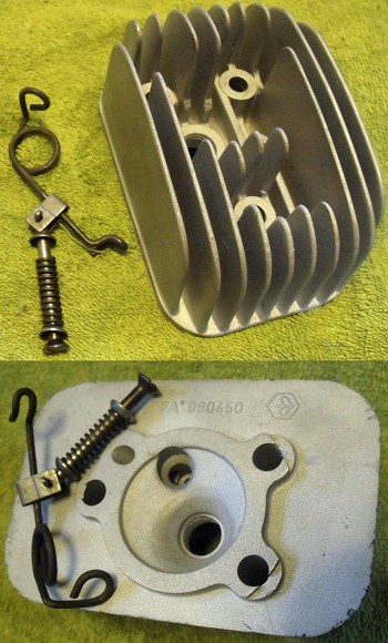 Piaggio Ciao, Boxer, Bravo, Si cylinder head