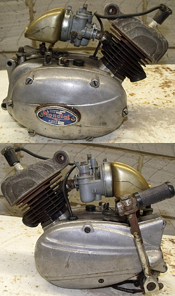 Mondial 49cc 3-speed motor