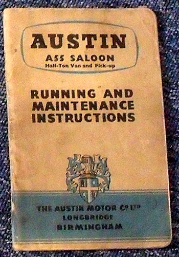 Austin A55 manual