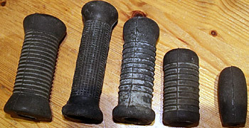 Kickstart and gearchange rubbers