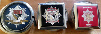 3 × Fire Service vehicle badges