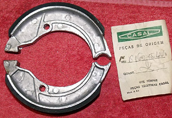 Casal 120mm brake shoes