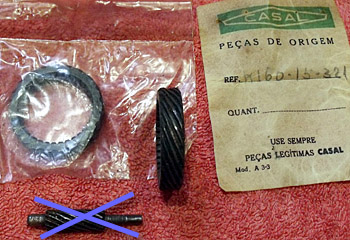 Casal Speedo drive gear and worm