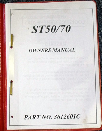 Honda owners manual