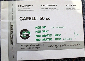 Garelli Spare Parts Catalogue