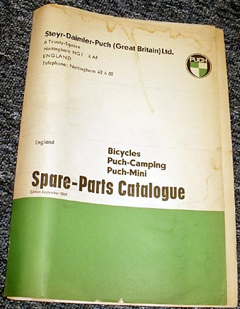 Puch Spare Parts catalogue