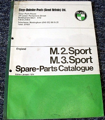 Puch Spare Parts catalogue