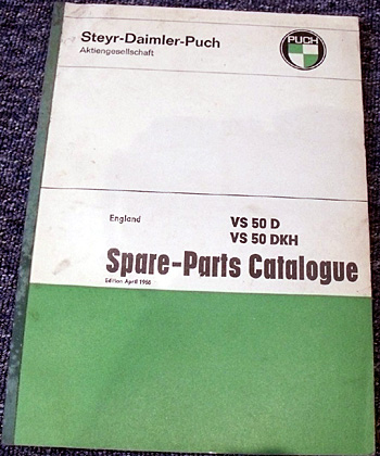 Puch Spare Parts catalogue