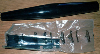 Mobylette SP50R right-hand fork shroud set
