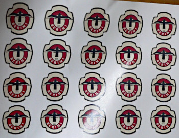 Berini adhesive decals