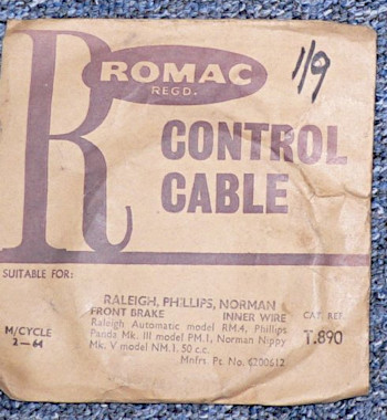 Control cable