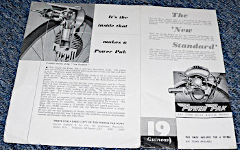 Original Power Pak sales leaflet