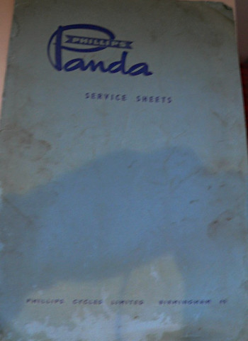 Phillips Panda (Mk1) illustrated service sheets