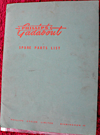 Phillips Gadabout P39 Spare Parts list