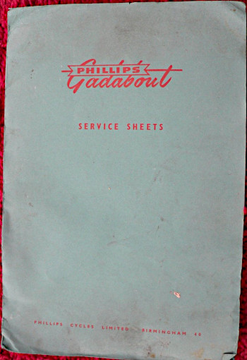 Phillips Gadabout P39 service sheets