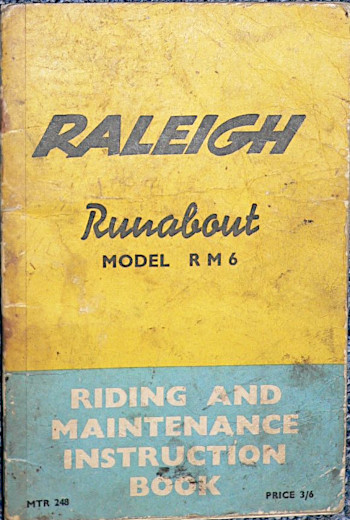 Raleigh RM6 Riding and maintenance instruction book