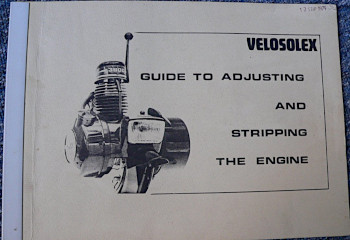 VeloSoleX 3800 engine manual