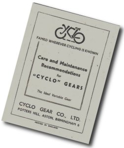 The Cyclo Care & Maintanance Recomendations