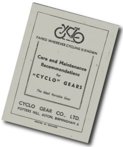 The Cyclo Care & Maintanance Recomendations
