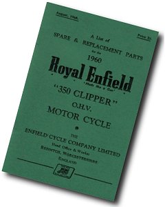 Royal Enfield 350 Clipper Spare Parts List