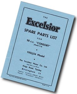 Excelsior Consort Spare Parts List