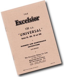 The Excelsior 150cc Universal manual