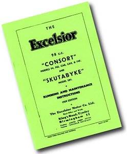 Excelsior Consort & Skutabyke maintenance manual