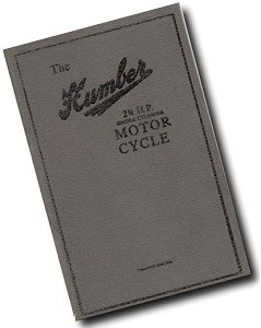 The Humber 2¾HP Motor Cycle Book