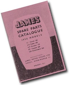 1958 James parts catalogue
