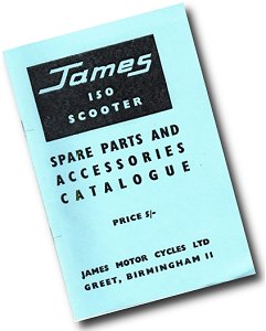 James 150 Scooter Spare parts & accessories list