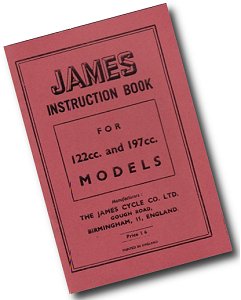 James 122cc and 197cc Instruction Book