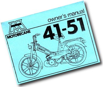 Motobécane owners manual