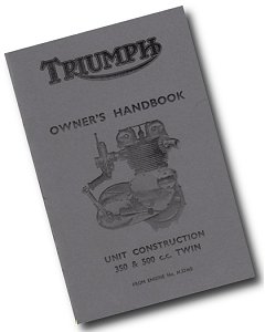 Triumph 350 & 500cc Owners Handbook