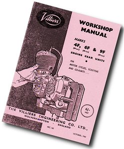 Villiers Mark 4F, 6F & 9F Engine workshop manual